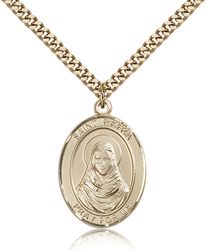 Gold Filled St. Rafta Patron Saint Medal Pendant - Large" itemprop="image