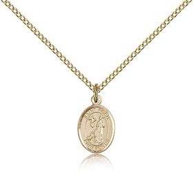 Gold Filled St. Roch Patron Saint Medal Pendant - Small" itemprop="image