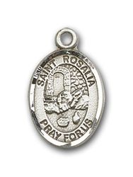 Gold Filled St. Rosalia Patron Saint Medal Pendant - Small" itemprop="image