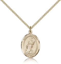 Gold Filled St. Tarcisius Patron Saint Medal Pendant - Medium" itemprop="image