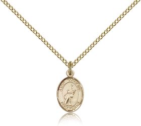 Gold Filled St. Tarcisius Patron Saint Medal Pendant - Small" itemprop="image