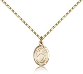 Gold Filled St. Thomas the Apostle Patron Saint Medal Pendant - Small" itemprop="image