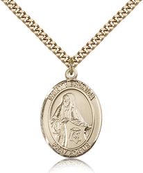 Gold Filled St. Veronica Patron Saint Medal Pendant - Large" itemprop="image