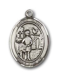 Gold Filled St. Vitus Patron Saint Medal Pendant - Small" itemprop="image