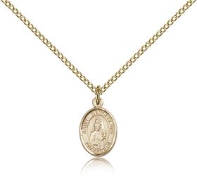 Gold Filled St. Wenceslaus Patron Saint Medal Pendant - Small" itemprop="image