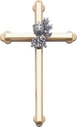 Gold Metal Cross with Chalice (6 inch)" itemprop="image