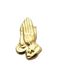 Gold Praying Hands Tack" itemprop="image