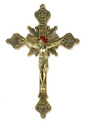 Golden Wall Crucifix (8 inches)" itemprop="image