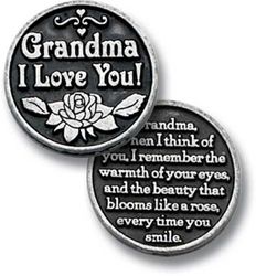 Grandma, I Love You! Pocket Token" itemprop="image