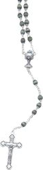 Gray Beads Rosary" itemprop="image