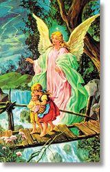 Guardian Angel Wallet Sized Laminated Holy Card" itemprop="image