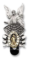 Guardian Angel with St. Florian Auto Visor Clip" itemprop="image