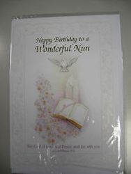 Happy Birthday to a Nun Wonderful Greeting Card" itemprop="image