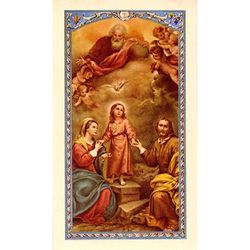 Holy Family Laminated Holy Card" itemprop="image