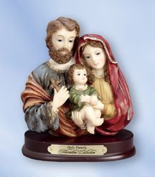 Holy Family with Cross Florentine Bust (5 inch)" itemprop="image