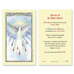 Holy Spirit (Confirmation Prayer) Laminated Holy Card" itemprop="image