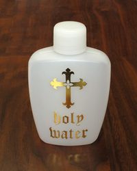 Holy Water Bottle, Gold Stamped" itemprop="image