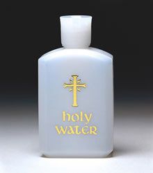 Holy Water Bottle With Cross Design (4oz)" itemprop="image