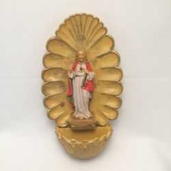 Holy Water Font Sacred Heart of Jesus" itemprop="image