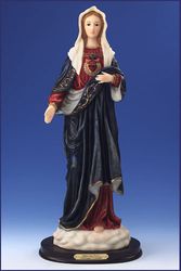 Immaculate Heart of Mary Florentine Statue (20 inch)" itemprop="image