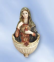 Immaculate Heart of Mary Florentine Water Font" itemprop="image