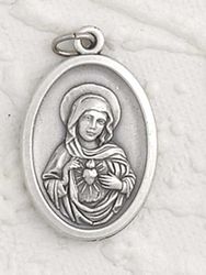 Immaculate Heart Oxidized Medal" itemprop="image