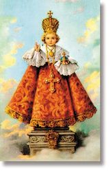 Infant of Prague Wallet Sized LaminatedHoly Card" itemprop="image