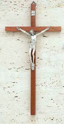 Italian Wood Crucifix 8 in" itemprop="image