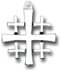 Jerusalem Cross - Sterling Silver" itemprop="image