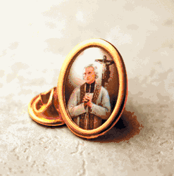 John Vianney Religious Lapel Pin" itemprop="image