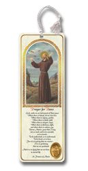 Laminated Bookmark Sain Francis of Assisi" itemprop="image