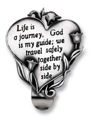 Life Is A Journey Auto Visor Clip" itemprop="image