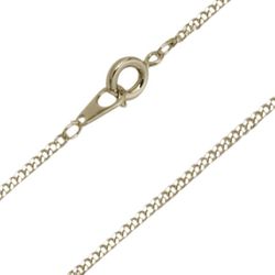 Light Stainless Gold Curb Neck Chain" itemprop="image