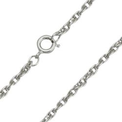 Light Stainless Silver Rope Neck Chain" itemprop="image