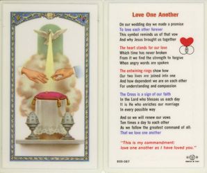 Love One Another Holy Card" itemprop="image