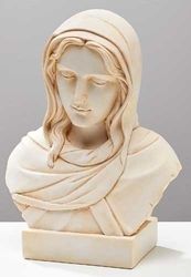 Madonna Bust Ivory Colr Figure" itemprop="image