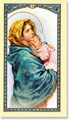 Madonna of the Streets Laminated Holy Card" itemprop="image