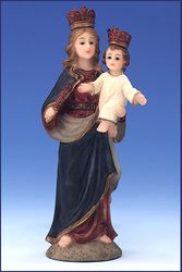 Mary Help of Christians Florentine Statue (5.5 inches)" itemprop="image