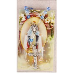 Miraculous Auto Rosary with Prayer Card" itemprop="image