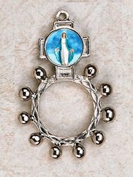 Miraculous Medal - Finger Rosary Ring" itemprop="image