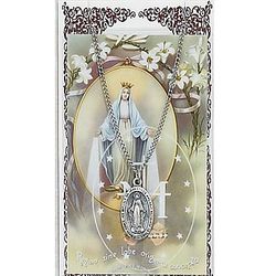 Miraculous Prayer Card & Pendant Set" itemprop="image