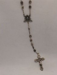 Miraculous Rosary Oxidized Silver Bead" itemprop="image