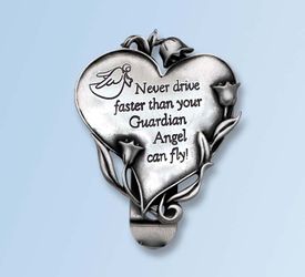 Never Drive Faster Auto Visor Clip" itemprop="image