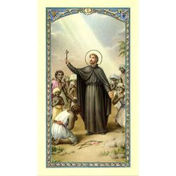 Novena Prayer In Honor of St.Francis Xavier Holy Card" itemprop="image