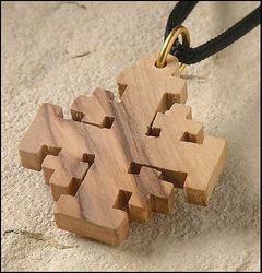 Olive Wood Jerusalem Cross Pendant" itemprop="image