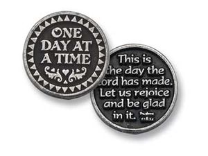 One Day At Time Pocket Token" itemprop="image