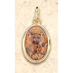 Our Lady of Czetechowa Gold Pendants" itemprop="image