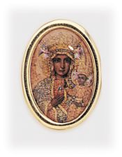 Our Lady of Czetechowa Religious Lapel Pin" itemprop="image