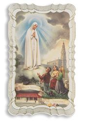 Our Lady of Fatima Deluxe Holy Cards" itemprop="image