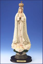 Our Lady of Fatima Florentine Statue (15 inch)" itemprop="image